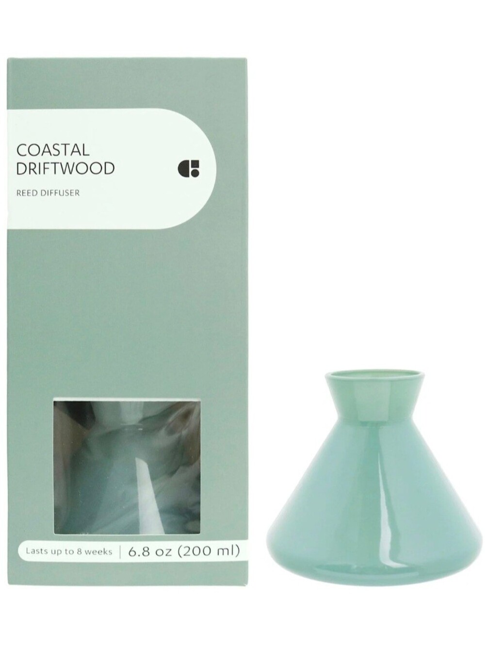 NWT Crosby St. Coastal Driftwood Reed Diffuser - Sage Green Self Care Wellness